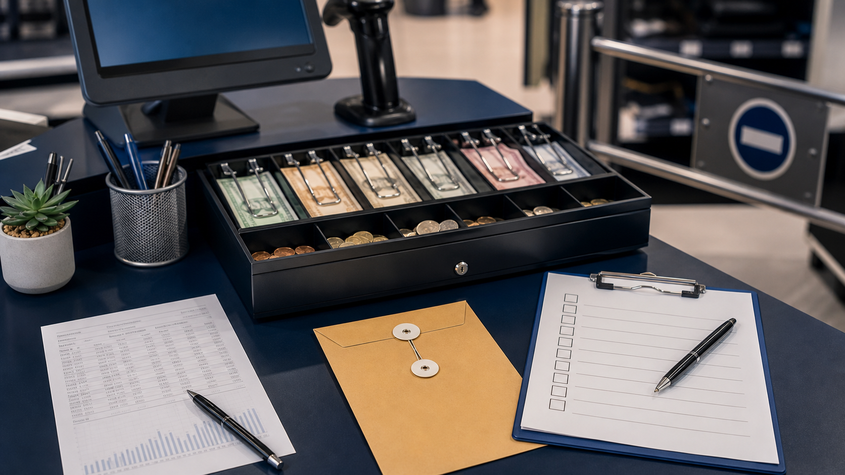 Cashier Closing Procedure Checklist For Retail